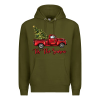 Army Green tis the season Premium Hoodie - BarkalooDesign