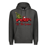 Charcoal Heather tis the season Premium Hoodie - BarkalooDesign