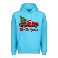 Ocean Blue tis the season Premium Hoodie - BarkalooDesign