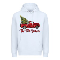White tis the season Premium Hoodie - BarkalooDesign
