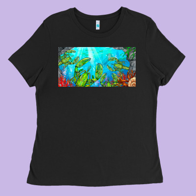 Lobster License Plate Ladies Tee Designed By Barkaloodesign