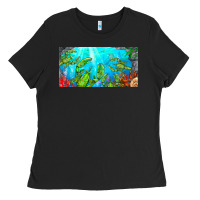 Black lobster license plate Ladies Tee - BarkalooDesign