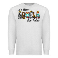 Oatmeal Heather la mejor abuela de todas Premium Sweatshirt - CowhideDigitalArt