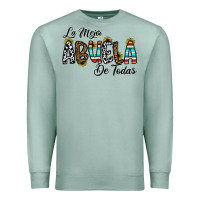 Seafoam la mejor abuela de todas Premium Sweatshirt - CowhideDigitalArt
