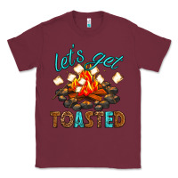 Burgundy lets get toasted Classic Tee - texasbilliewilder