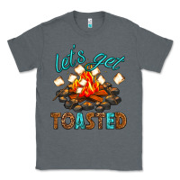Charcoal Heather lets get toasted Classic Tee - texasbilliewilder