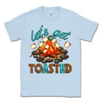 Dusty Blue lets get toasted Classic Tee - texasbilliewilder