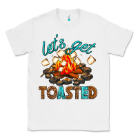 White lets get toasted Classic Tee - texasbilliewilder
