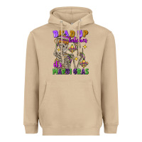 Mushroom bead up bitches it's mardi gras skeleton Heavyweight Hoodie - FaDigitalArtStudio