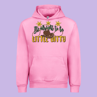 Its Alright To Be Little Bitty Urban Hoodie Designed By Maliassmallbusiness