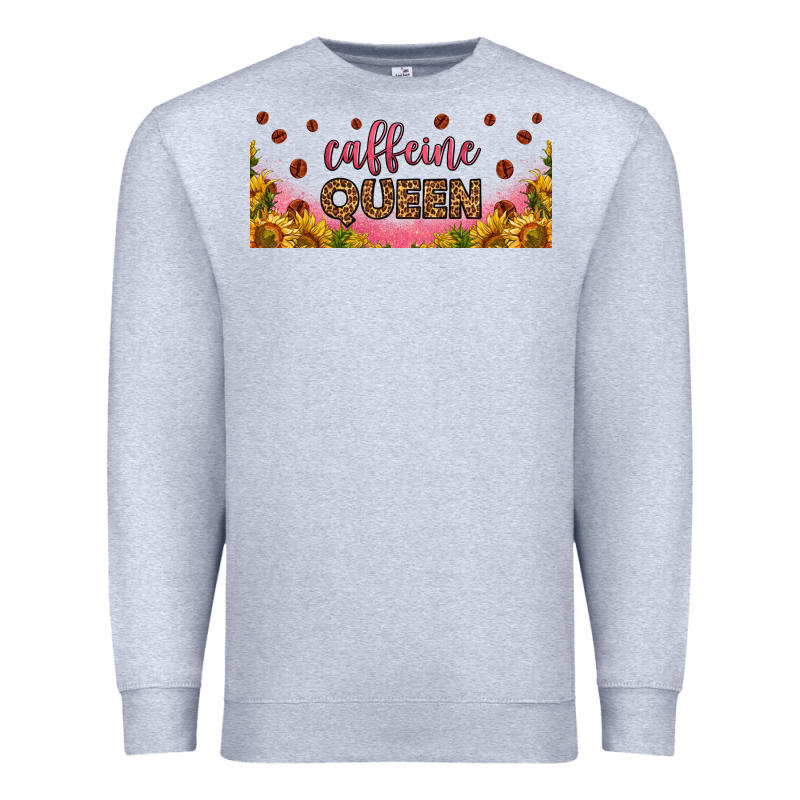 Caffeine Queen 16oz Libbey Cup Premium Sweatshirt by HRA Design Shop | Teevron