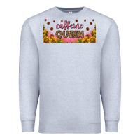 Heather Grey caffeine queen 16oz libbey cup Premium Sweatshirt - HRA Design Shop