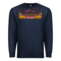 Navy caffeine queen 16oz libbey cup Premium Sweatshirt - HRA Design Shop