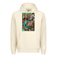 Sandshell Western Camo Moose Premium Hoodie - LillyAllenDesigns