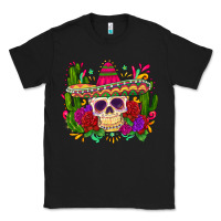 Black mexican skull Classic Tee - Zillion Design Studio