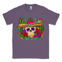Lavender mexican skull Classic Tee - Zillion Design Studio