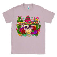 Lilac mexican skull Classic Tee - Zillion Design Studio
