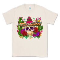 Natural mexican skull Classic Tee - Zillion Design Studio