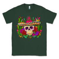 Sports Green mexican skull Classic Tee - Zillion Design Studio