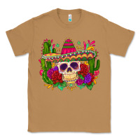 Toasted Coconut mexican skull Classic Tee - Zillion Design Studio