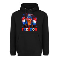 Black 4th of July ice creams tastes like freedom Heavyweight Hoodie - Neo Western
