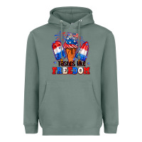 Sage 4th of July ice creams tastes like freedom Heavyweight Hoodie - Neo Western