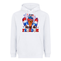 White 4th of July ice creams tastes like freedom Heavyweight Hoodie - Neo Western