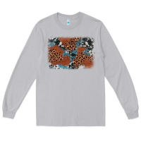 Moon Dust leopard cowhide background Long Sleeve Tee - BarkalooDesign