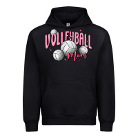 Black volleyball mom Urban Hoodie - MaliasSmallBusiness