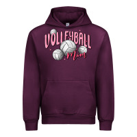 Mauve Wine volleyball mom Urban Hoodie - MaliasSmallBusiness