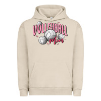 Pigment French Oak volleyball mom Urban Hoodie - MaliasSmallBusiness