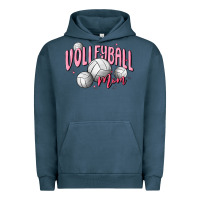 Pigment Midnight Navy volleyball mom Urban Hoodie - MaliasSmallBusiness