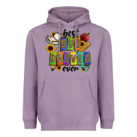 Lavender best bus driver ever Heavyweight Hoodie - CowhideDigitalArt