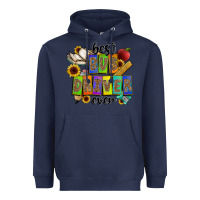 Navy best bus driver ever Heavyweight Hoodie - CowhideDigitalArt