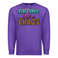 Purple caffeine before chaos Premium Sweatshirt - HRA Design Shop