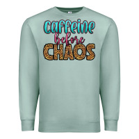 Seafoam caffeine before chaos Premium Sweatshirt - HRA Design Shop