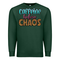 Sports Green caffeine before chaos Premium Sweatshirt - HRA Design Shop