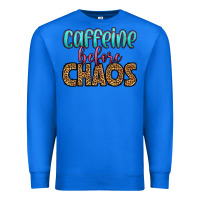 True Royal caffeine before chaos Premium Sweatshirt - HRA Design Shop