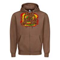 Chestnut black history background Zipper Hoodie - texasbilliewilder