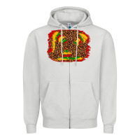 Dove Grey black history background Zipper Hoodie - texasbilliewilder