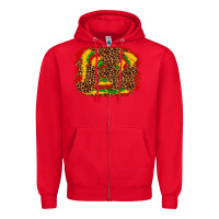 Red black history background Zipper Hoodie - texasbilliewilder
