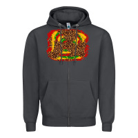 Smoke black history background Zipper Hoodie - texasbilliewilder