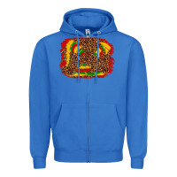 True Royal black history background Zipper Hoodie - texasbilliewilder