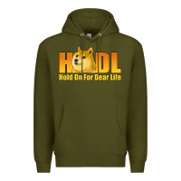 Army Green hodl hold on for dear life dogecoin Premium Hoodie - Jasminsmagicworld