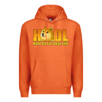 Carrot hodl hold on for dear life dogecoin Premium Hoodie - Jasminsmagicworld