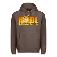 Coffee hodl hold on for dear life dogecoin Premium Hoodie - Jasminsmagicworld