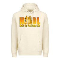 Sandshell hodl hold on for dear life dogecoin Premium Hoodie - Jasminsmagicworld