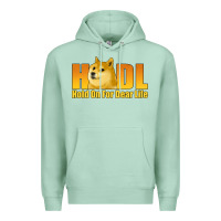 Seafoam hodl hold on for dear life dogecoin Premium Hoodie - Jasminsmagicworld