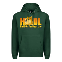Hodl Hold On For Dear Life Dogecoin Premium Hoodie | Teevron