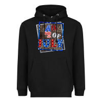 Black 4th of July  4th of july Heavyweight Hoodie - CowGirlArtShop